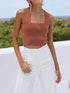 'Riley' Crop Tank Top - Celes Fashion